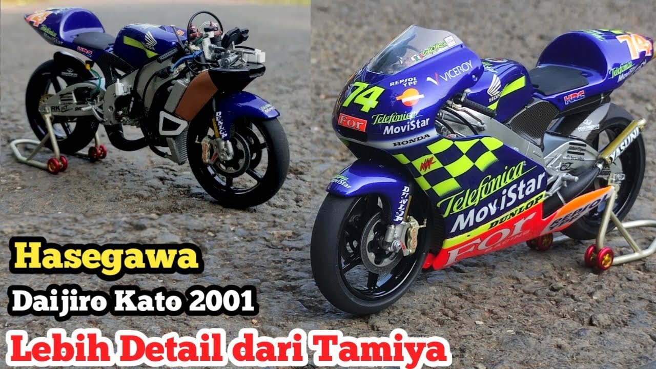 Hasegawa Honda NSR 250 Daijiro Kato 2001 - YouTube