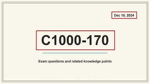 C1000-170 IBM Cloud Technical Advocate v5: Sample Questions and Key Knowledge
