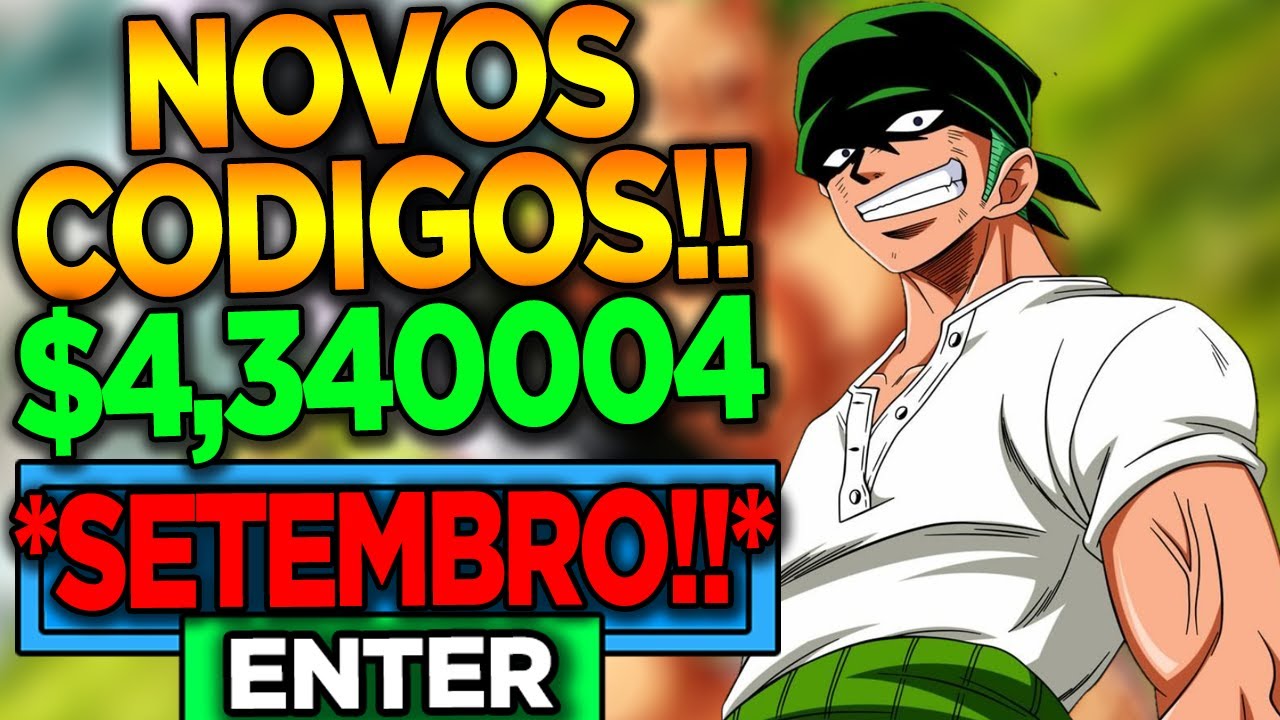 TODOS NOVOS CODIGOS *GRATIS* de SETEMBRO no BLOX FRUITS