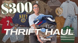 Thrift Haul!| $300 MASSIVE LA Thrift Haul!