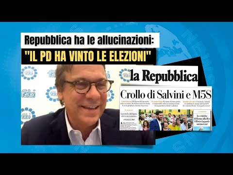 Repubblica ha le allucinazioni: "Il Pd ha vinto le elezioni" - Zuppa Porro 14 giu 2022