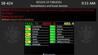 Senate of Virginia: Rehabilitation and Social Services on 2026-02-06 [Finished]