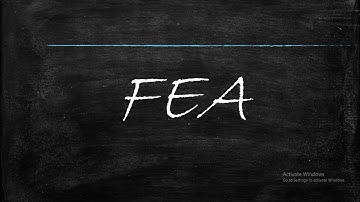 Introduction to Finite Element Analysis | Basics