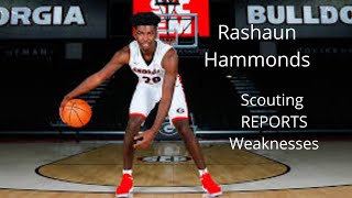 Information Rayshaun Hammonds Weaknesses Scouting Reports Guide