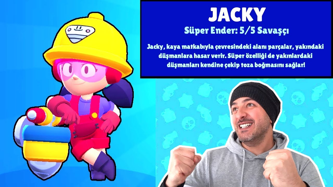 JACKY ÇIKTI! YENİ KARAKTER - Brawl Stars - YouTube