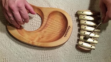 AURIS LYRE & GLOCKENSPIEL (from Sweden) Duet; A = 432 Hz