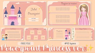 PPT PRINCESS ver.👸✨☁️ || FREE FILE bynea part. 43 screenshot 4