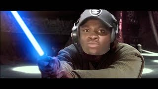 Star Wars but every lightsaber strike is BIG SHAQ - Mans Not Hot screenshot 3