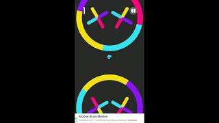 Color Switch Game Reverse All Levels With Crosses inside of a circle screenshot 2
