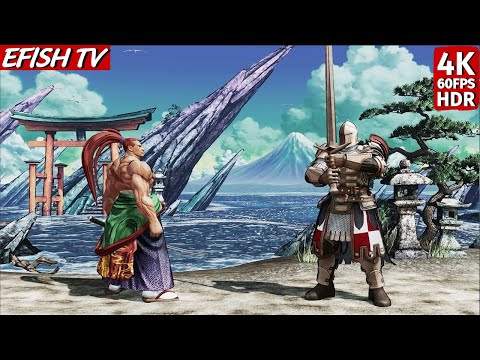 Kibagami Genjuro vs Warden (Hardest AI) - Samurai Shodown