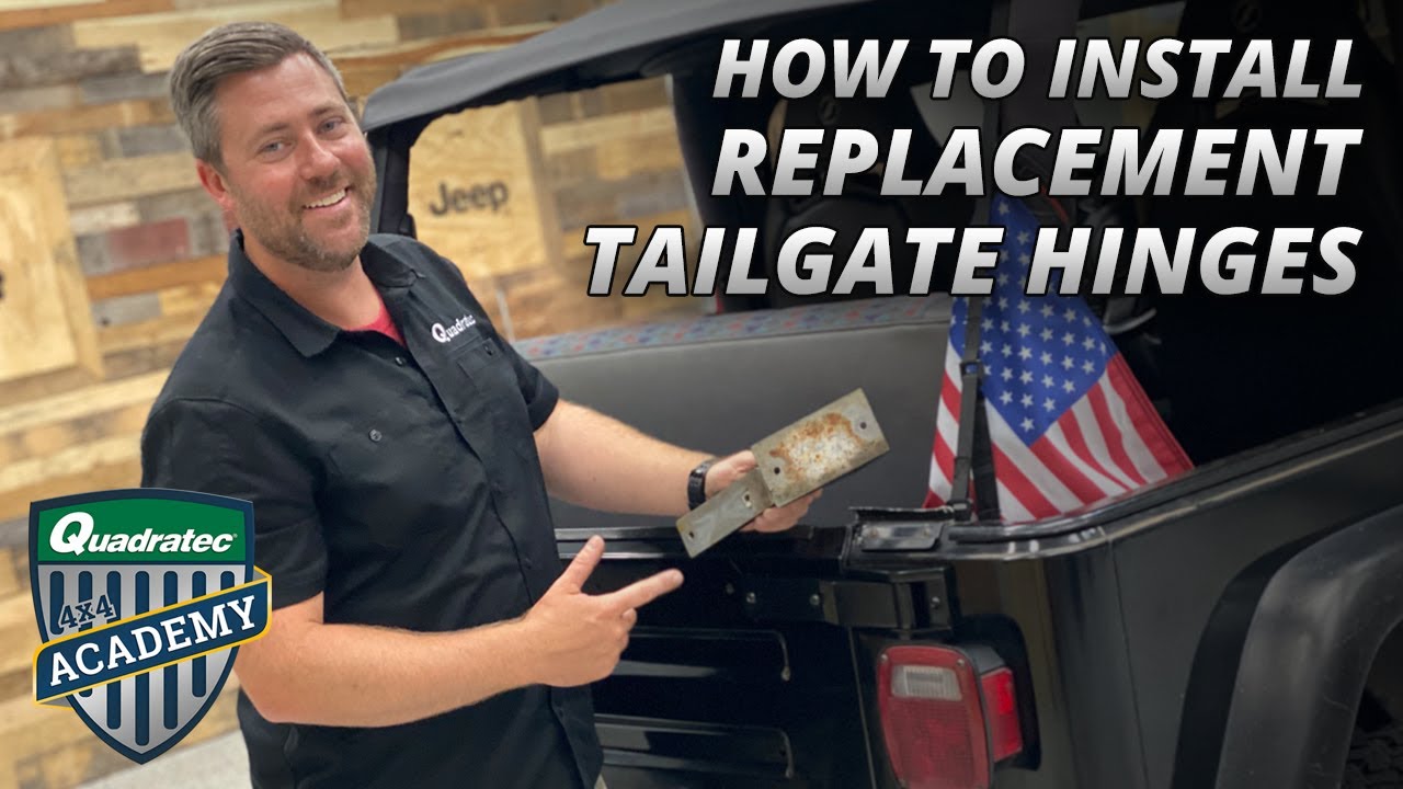 How to Remove and Replace the Tailgate Hinges on Your Jeep Wrangler -  YouTube