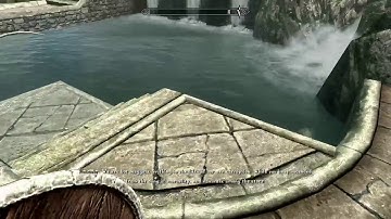 Weird Whiterun Water (Skyrim)