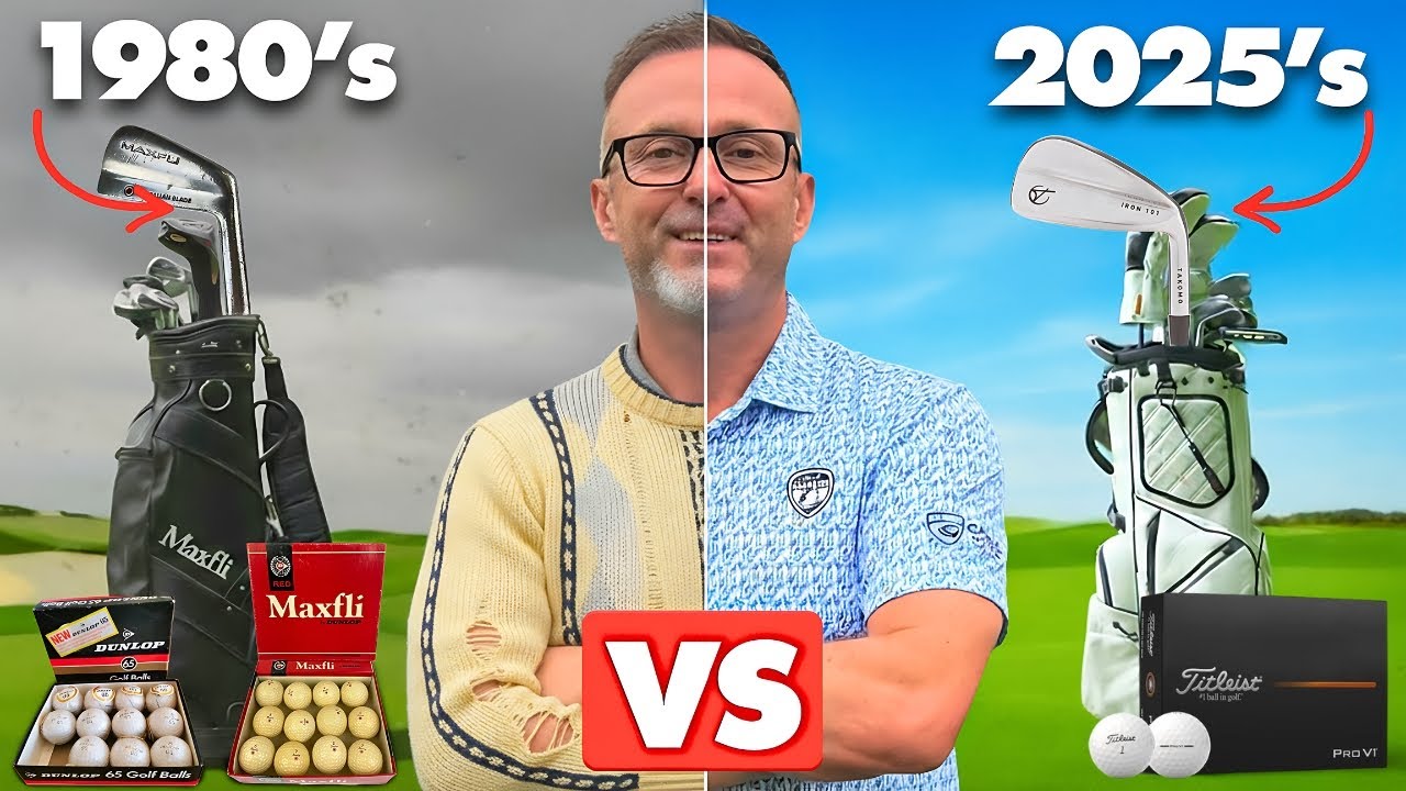 NEW GOLF CLUBS vs 1980's GOLF CLUBS & BALLS – The Results Will SHOCK You!”