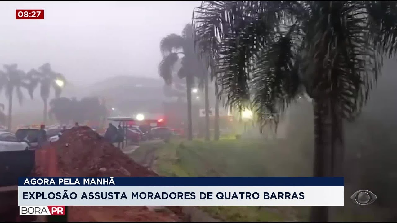 Explosão em fábrica de explosivos em Quatro Barras