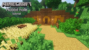 Minecraft Hobbit Hole Tutorial! │ exterior