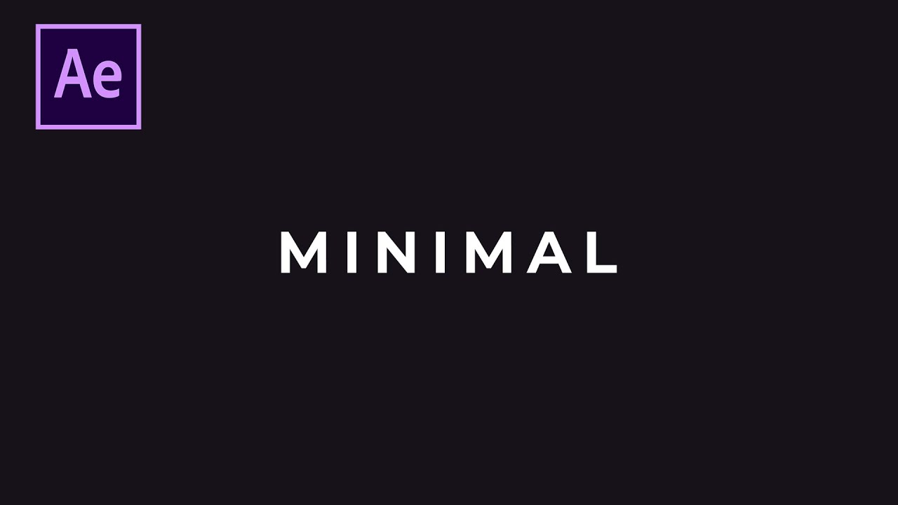 Smooth and Minimal Text Animation in After Effects - After Effects ...