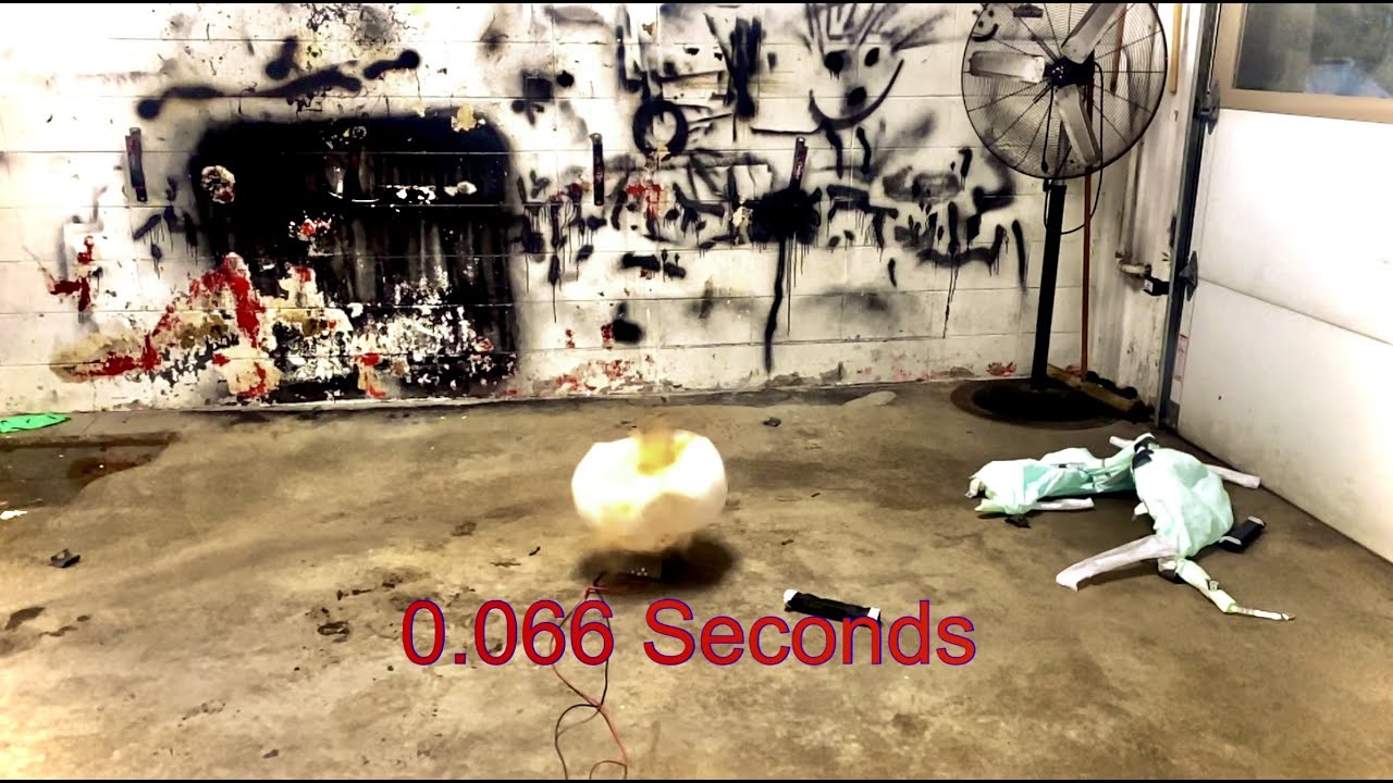 SLOMO AirBag Detonation YouTube