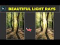 Create Beautiful Sun Rays or Light Rays - Photoshop Tutorial