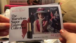 Revlon Marvelous Mrs.Maisel Super Lustrous Collection Unboxing Video 1
