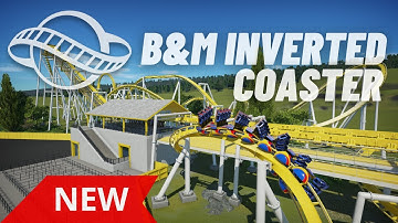 Mini-Tutorial Part 15 - How To Build Realistic B&M Inverted Coasters In Planet Coaster (Timelapse)