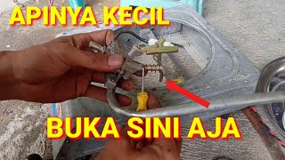 SERVICE KOMPOR API KECIL TERCEPAT || pasti langsung faham cara kerjanya kompor