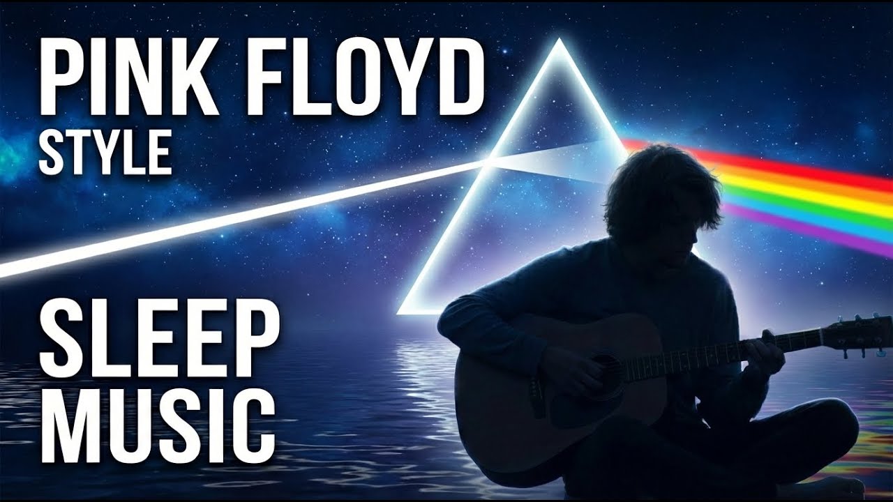 3 Hours of Cosmic Sleep ⏳🌌 | Pink Floyd–Style Guitar Ambience for Deep Rest and Calm 💤