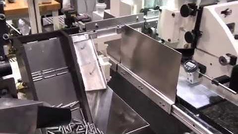 Centerless Grinder Feeder,  Step Feeder to Centerless Grinder