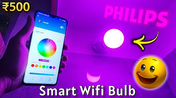 New Philips Wiz Smart Wi-Fi LED Bulb Unboxing , Setup & Review 😍🔥