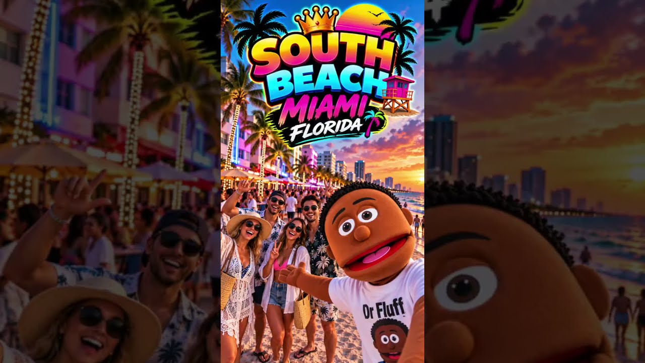 Dr Fluff Meets the People of South Beach! | Miami, Florida #SouthBeach #MiamiBeach #Miami #Florida
