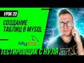 Тестировщик с нуля / Урок 20. SQL для тестировщика. Как создать таблицы в MySQL для QA