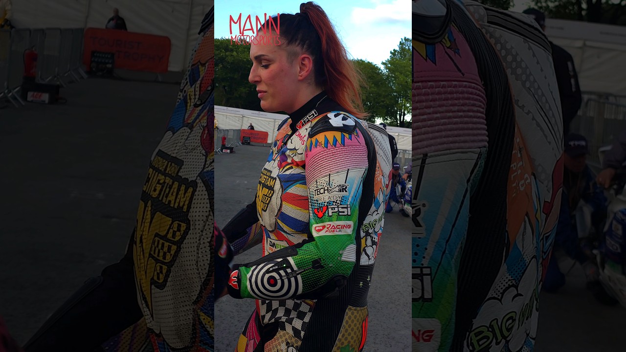 Isle of Man TT 2024 🇮🇲 Veronika Hankocyova Shares Insights with Crew Post-Qualifying