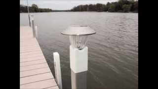 V-Dock Stainless Steel Multi-Color Solar Lights