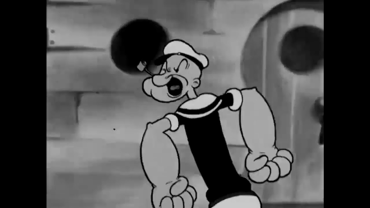 Popeye the Sailor (1933) | First Popeye Cartoon Ever!⚓💪| Classic Animation in HD #popeye