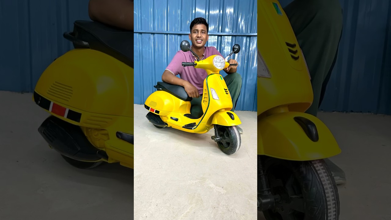 Mini Vespa scooter😁