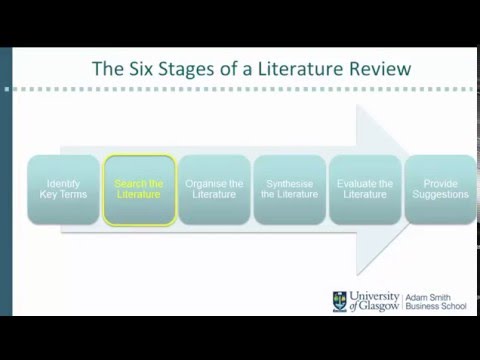 stages of literature review