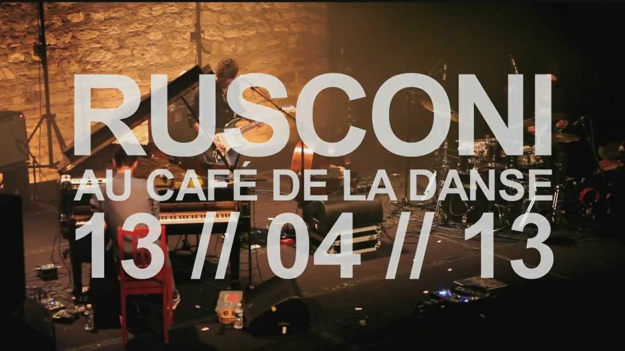 Watch RUSCONI - Change / Café de la Danse (Paris) on YouTube Watch RUSCONI - Change / Café de la Danse (Paris) on YouTube