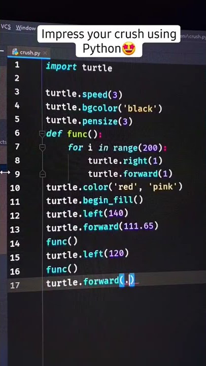 Impress your crush using Python Code ❤️