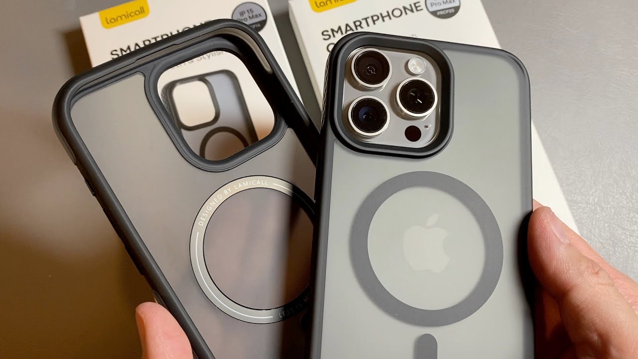 COMPARING TWO Lamicall Magnetic Cases for iPhone 15 Pro Max! - YouTube
