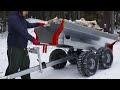 Ultratec Universal trailer in firewood working