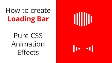 How to create Loading Bar Effect in CSS Animation   Pure CSS Animation Effects