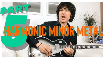Harmonic Minor Metal - Phrygian Dominant Metal - Diminished Metal Guitar Lesson - Modes In Motion #5