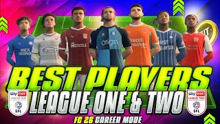 Best Highest Potential 'English League 1 & league 2' Cheap Players To Sign | FC 26 Career Mode