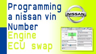 programming a Nissan vin number Engine Ecu Swap
