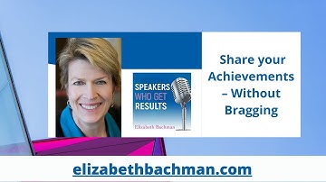 Share Your Achievements - Without Bragging