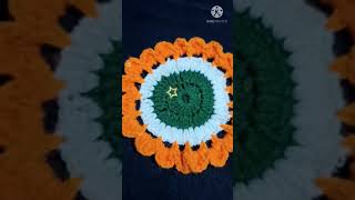 Crochet Thalpos design II Woollen Tiranga Colour crochet pattern