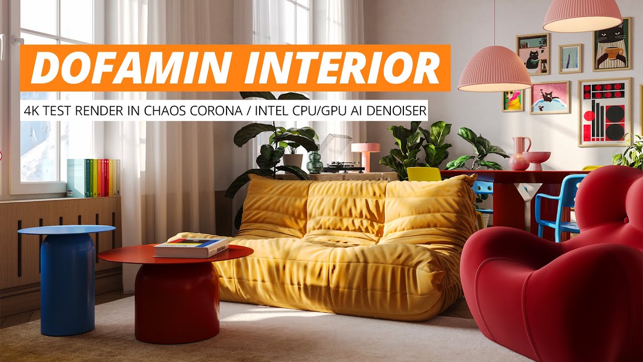 Dofamin Interior | 4K Render in Corona