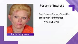 Brazos County Sheriff's office looking for person of interest