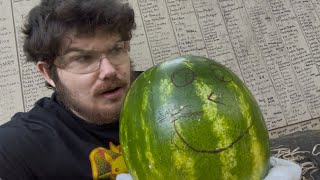 Rubber bands versus huge ￼watermelon