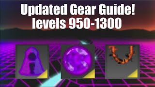 Updated Gear/Farm Guide lvls 950-1300 RPG SIM