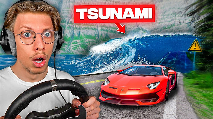 J'ai TENTÉ de SURVIVRE à un TSUNAMI en VOITURE ! (BeamNG.drive #3)